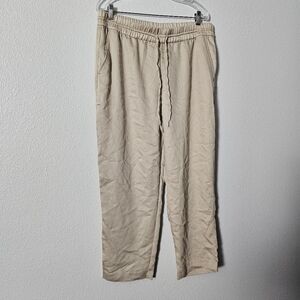 H&M  Beige Casual Pants Sz L
